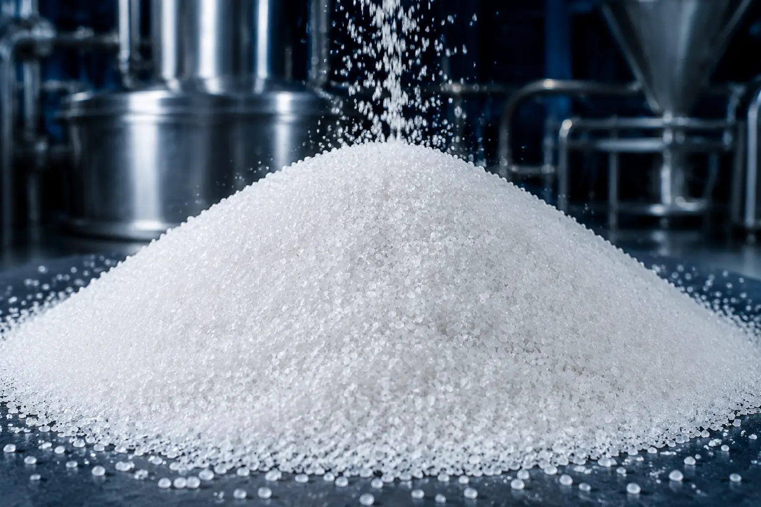 Quartz sand material with visible granular texture